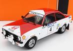 1:18 Ford Escort MK II RS 1800 #4 Rood/Wit IXO Models, Hobby en Vrije tijd, Modelauto's | 1:18, Ophalen of Verzenden, Nieuw, Auto