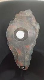 vintage brutalisme wandlamp 60er bladmetaal, Ophalen, Zo goed als nieuw, Metaal, Brutalisme