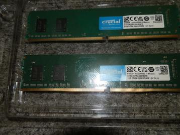Crucial 8gb DDR4 2666 UDIMM Ram geheugen kaart beschikbaar voor biedingen