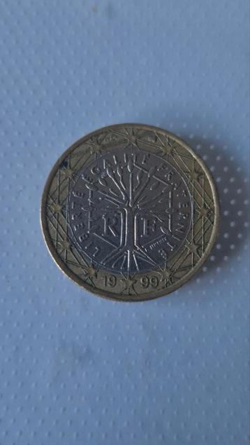 liberte egalite fraternite 1 euro munt 1999 en 2000 beschikbaar voor biedingen