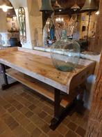 Grote handgemaakte presenteertafel sidetable  werktafel, Antiek en Kunst, Ophalen