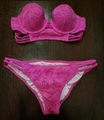 Nieuwe felroze Victoria's Secret strapless bikini maat S, Nieuw, Bikini, Verzenden