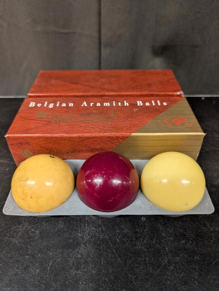 Belgian Aramith balls rek5, Sport en Fitness, Biljarten en Poolen, Keu of Ballen, Ophalen of Verzenden