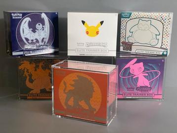 Premium Acryl case ETB 5MM Pokémon TCG display protection beschikbaar voor biedingen