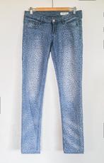 H&M blauw luipaard spijkerbroek skinny maat M W29 L32 nieuw, H&M, Blauw, Nieuw, Ophalen of Verzenden
