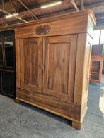 Prachtige antieke eiken linnenkast / kledingkast /meidenkast, Antiek en Kunst, Antiek | Kantoor en Zakelijk, Ophalen