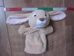 The puppet company, lichtbruin pluche rabbit konijn handpop, Ophalen of Verzenden, Nieuw, Konijn