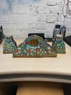 hubert bequet deco art klokkenset, Antiek en Kunst, Antiek | Klokken, Ophalen of Verzenden