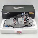 Hot Wheels Elite Back To The Future Delorean, Hobby en Vrije tijd, Modelauto's | 1:18, Auto, Nieuw, Ophalen of Verzenden, Hot Wheels
