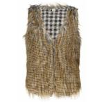 Prachtige 'harig' MISS SOPHIE'S gilet draagmaat 128., Miss Sophie's, Trui of Vest, Zo goed als nieuw, Verzenden