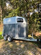 BOCKMANN C DUO 2 PAARDS TRAILER PAARDENTRAILER NIEUWSTAAT, Ophalen, Zo goed als nieuw, Hout, 2-paards trailer