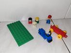 Duplo bouwplaat, motor, kar, poppetjes, Kinderen en Baby's, Speelgoed | Duplo en Lego, Duplo, Gebruikt, Ophalen of Verzenden