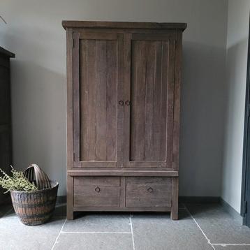 Kast driftwood nieuw landelijk sober stoer Jober Wonen beschikbaar voor biedingen