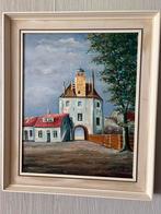 Vischpoort Harderwijk, Antiek en Kunst, Kunst | Schilderijen | Klassiek, Ophalen of Verzenden