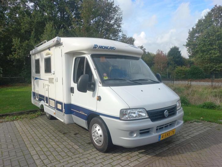 Moncayo camper Fiat ducato (2006), Caravans en Kamperen, Campers, Particulier, tot en met 2, Half-integraal, Fiat, Diesel, Handgeschakeld