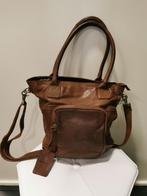 Leren Burkely tas, Sieraden, Tassen en Uiterlijk, Tassen | Damestassen, Ophalen of Verzenden, Gebruikt, Bruin, Handtas