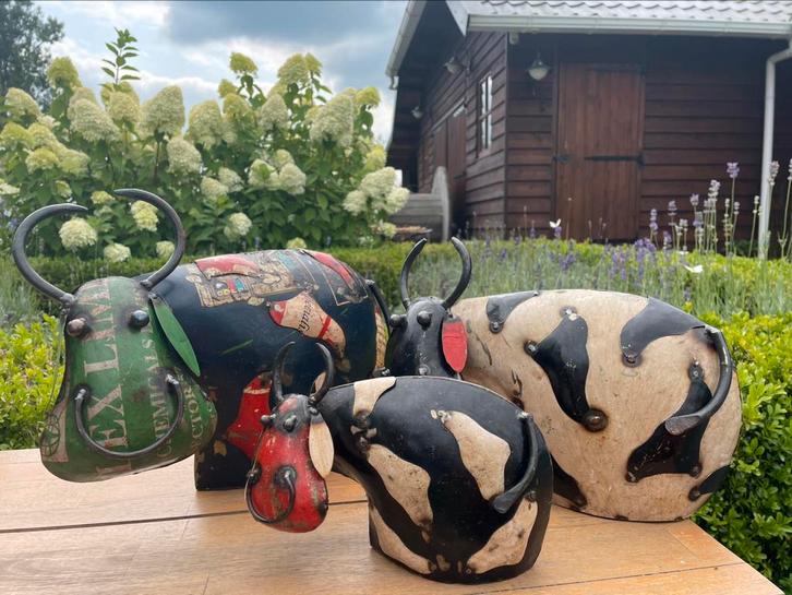 Woondecoratie - set van 3 koetjes, Huis en Inrichting, Woonaccessoires | Overige, Nieuw, Ophalen