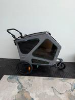 Trixi hondenfietskar grijs/salie, Fietsen en Brommers, Fietsaccessoires | Aanhangers en Karren, Ophalen, Trixie, Gebruikt, Opvouwbaar