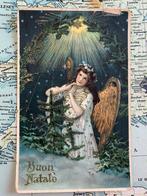 21-12-1915 Buon Natale - Engel met gouden vleugels (PP), Ophalen of Verzenden, Voor 1920, Gelopen, Feest(dag)
