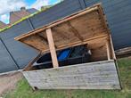 Houten opbergkist te koop., Tuin en Terras, Vijvers, Ophalen of Verzenden, Zo goed als nieuw