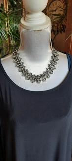 Vintage collier/ketting met Swarovski kristal., Met kristal, Overige materialen, Ophalen of Verzenden, Zo goed als nieuw