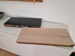Zwarte en houten wandplanken, Doe-het-zelf en Verbouw, Hout en Planken, Gebruikt, Minder dan 25 mm, Ophalen of Verzenden, Plank