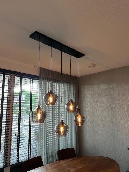 Mooie hanglamp, Huis en Inrichting, Lampen | Hanglampen, Gebruikt, 75 cm of meer, Glas, Ophalen