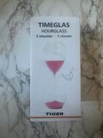 Tiger Zandloper - Roze - 5 Minuten - Nieuw in Doos, Ophalen of Verzenden, Nieuw
