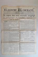Voorblad capitulatie krant 15 mei 1940. Haagse Courant, Verzamelen, Tijdschriften, Kranten en Knipsels, Ophalen of Verzenden, 1940 tot 1960