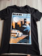 Mooi zwart T-shirt van Name it maat 146 / 152, Ophalen, Zo goed als nieuw, Jongen, Shirt of Longsleeve