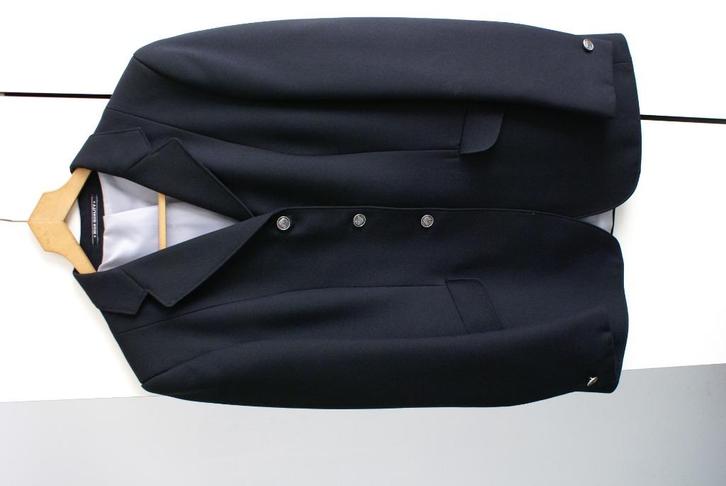 Zwart Eurostar wedstrijd rijjas, Dieren en Toebehoren, Paardrijkleding, Zo goed als nieuw, Dames, Bovenkleding, Dressuur, Ophalen of Verzenden