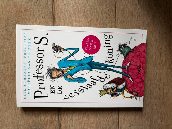 Kinderboek: Professor S en de verslaafde koning, Boeken, Kinderboeken | Jeugd | 10 tot 12 jaar, Zo goed als nieuw, Ophalen of Verzenden