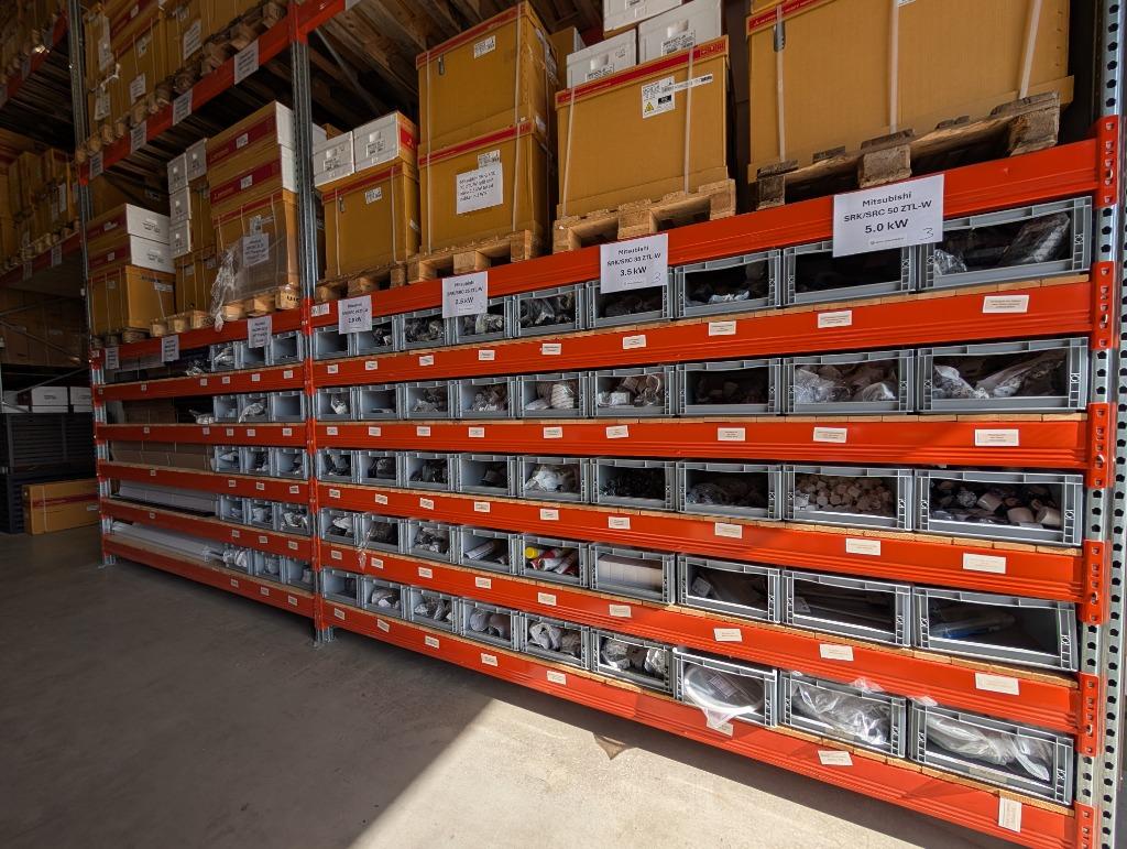 Mitsubishi SRK/SRC ZS-WFT Titanium split unit airco's WiFi, Koelen en Ontvochtigen, Timer, Nieuw, 3 snelheden of meer