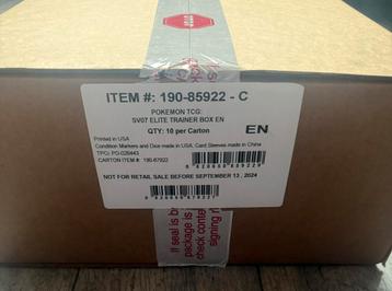Pokémon Stellar Crown Elite Trainer Box Sealed Case beschikbaar voor biedingen