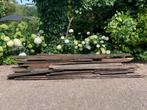Hardhouten vlonderplanken, Tuin en Terras, Ophalen, Gebruikt, Planken, Hardhout