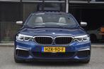 BMW 5-serie M550i xDrive High Executive HUD Pano Lane ACC B&, Auto's, Automaat, Bedrijf, Vierwielaandrijving, Sedan