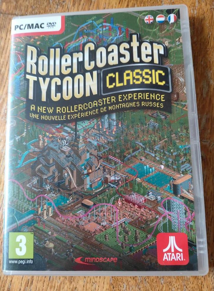 RollerCoaster Tycoon Classic - PC/MAC, Spelcomputers en Games, Games | Pc, Zo goed als nieuw, Simulatie, 1 speler, Vanaf 3 jaar