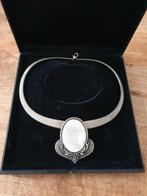 ERMANI BULATTI HANGER MET PARELMOER, Sieraden, Tassen en Uiterlijk, Kettingen, Wit, Ophalen of Verzenden, Zo goed als nieuw, Overige materialen