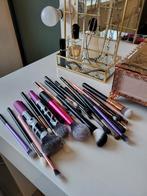 Make-up kwasten (31 stuks), Gehele gezicht, Zwart, Ophalen of Verzenden, Zo goed als nieuw