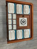 Vintage Kruidenkastje met Keramische Potten, Ophalen