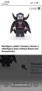 Lego minifig uit serie 2, lego vampier, Ophalen of Verzenden, Zo goed als nieuw, Complete set, Lego
