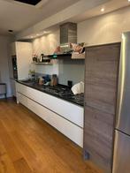 Keuken te koop (zelf demonteren en ophalen), Huis en Inrichting, Keuken | Complete keukens, Ophalen, Gebruikt, Wit, Graniet of Steen