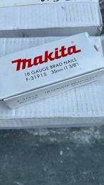 Makita F-31915 18 gauge brad nails nieuw, Ophalen of Verzenden, Nieuw, 50 tot 100 mm, Spijkers