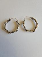# Zilver Creolen oorbellen 925 zilver., Ophalen of Verzenden, Zilver, Zilver, Hangers