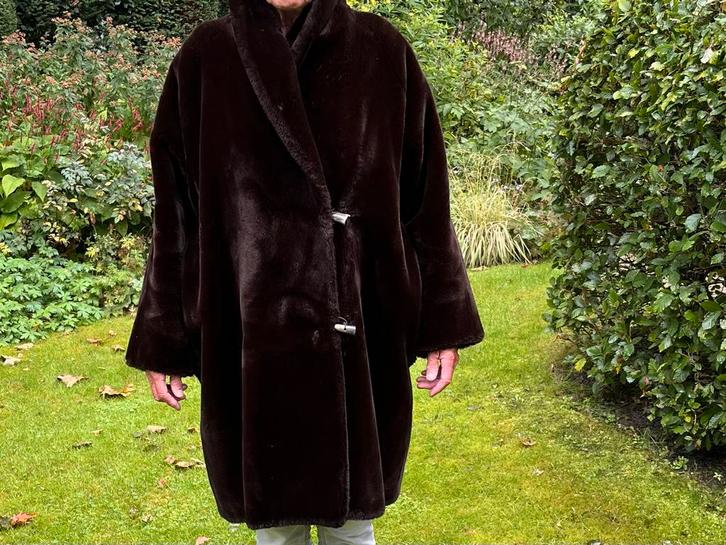 Pauw: Merk,Ramosport , kunstvezel( Polycrignily)42-44, Kleding | Dames, Jassen | Winter, Gedragen, Maat 42/44 (L), Bruin, Verzenden