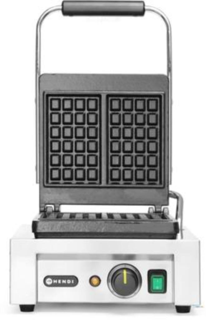 Professioneel Luikse wafelijzer 4x6 met temperatuurregeling, Witgoed en Apparatuur, Wafelijzers, Gebruikt, Ophalen of Verzenden