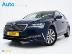 Skoda Superb Combi 1.4 TSI iV 218PK | Trekhaak | Keyless | S, Stof, Gebruikt, 4 cilinders, Blauw