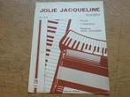 JOLIE JAQUELINE - .BEW.HENK LANGERAK NO 219, Accordeon, Gebruikt, Ophalen of Verzenden, Artiest of Componist
