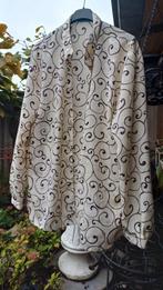 Prachtige bloes Strijkvrije bloes met print, Beige, Maat 46/48 (XL) of groter, Ophalen of Verzenden, Zo goed als nieuw
