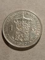 Een gulden Wilhelmina 1940 zilver, Ophalen of Verzenden, Koningin Wilhelmina, 1 gulden, Zilver